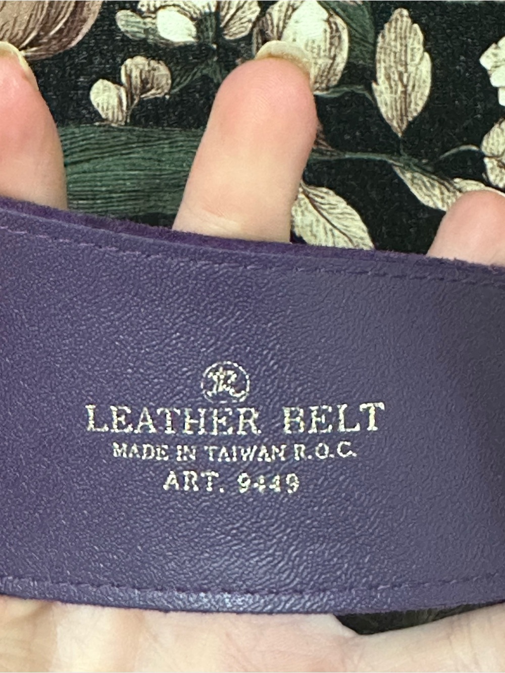 Vintage 1980s Suede Corset Belt Women Purple Size Medium - Picture 8 of 10